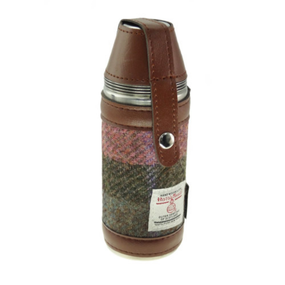Harris Tweed 8oz Hunting Flask