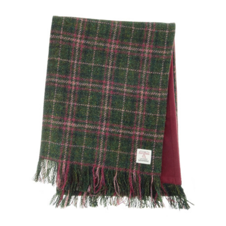 Harris Tweed Fringed Scarf